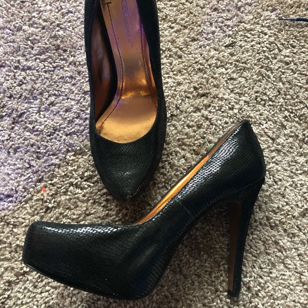 Black heels